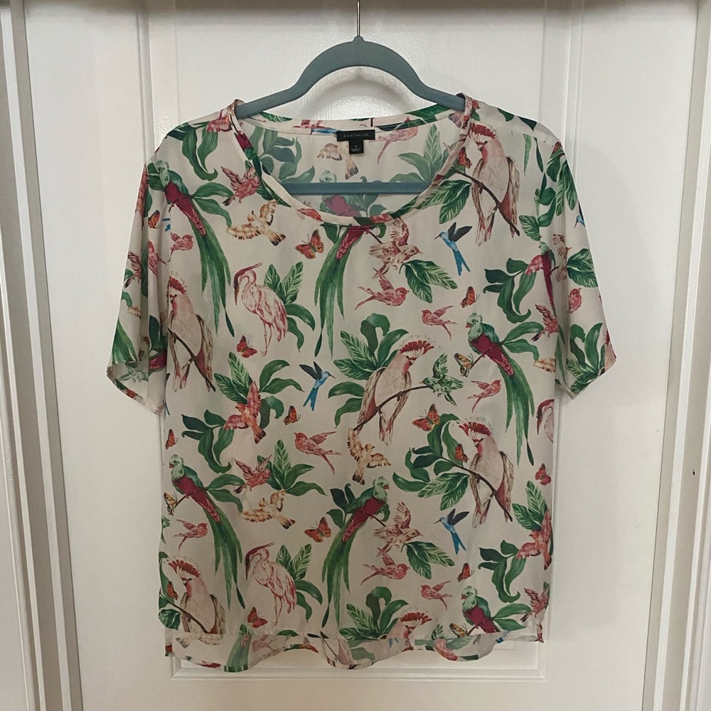 Ann Taylor small tropical shirt